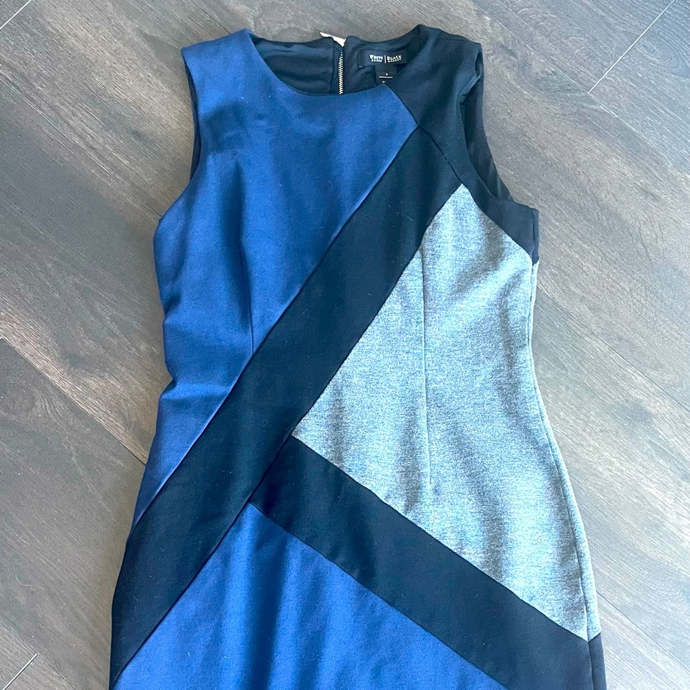 Black and White Market Multi-Colored Dress